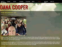 Tablet Screenshot of danacoopermusic.com